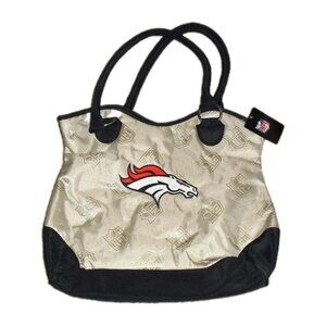 Denver Broncos Womens Girls Purse Bag 12x13 inches Embroidered Logo New Tags NFL